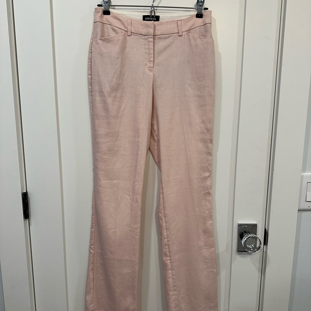 Light Pink Express Bootcut Dress Pants